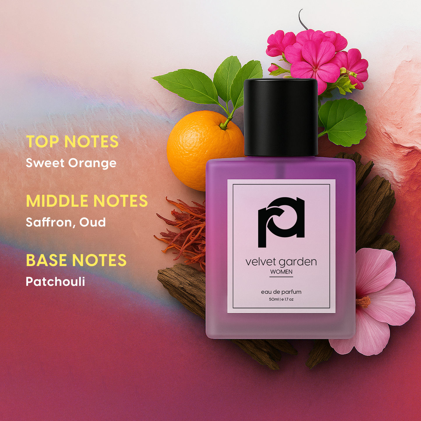 Velvet Garden | Eau De Parfum - 50 ml (Pink Bottle)