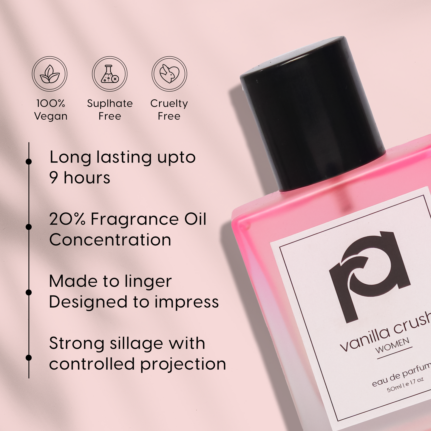 Vanilla Crush | Eau De Parfum - 50 ml (Pink Bottle)